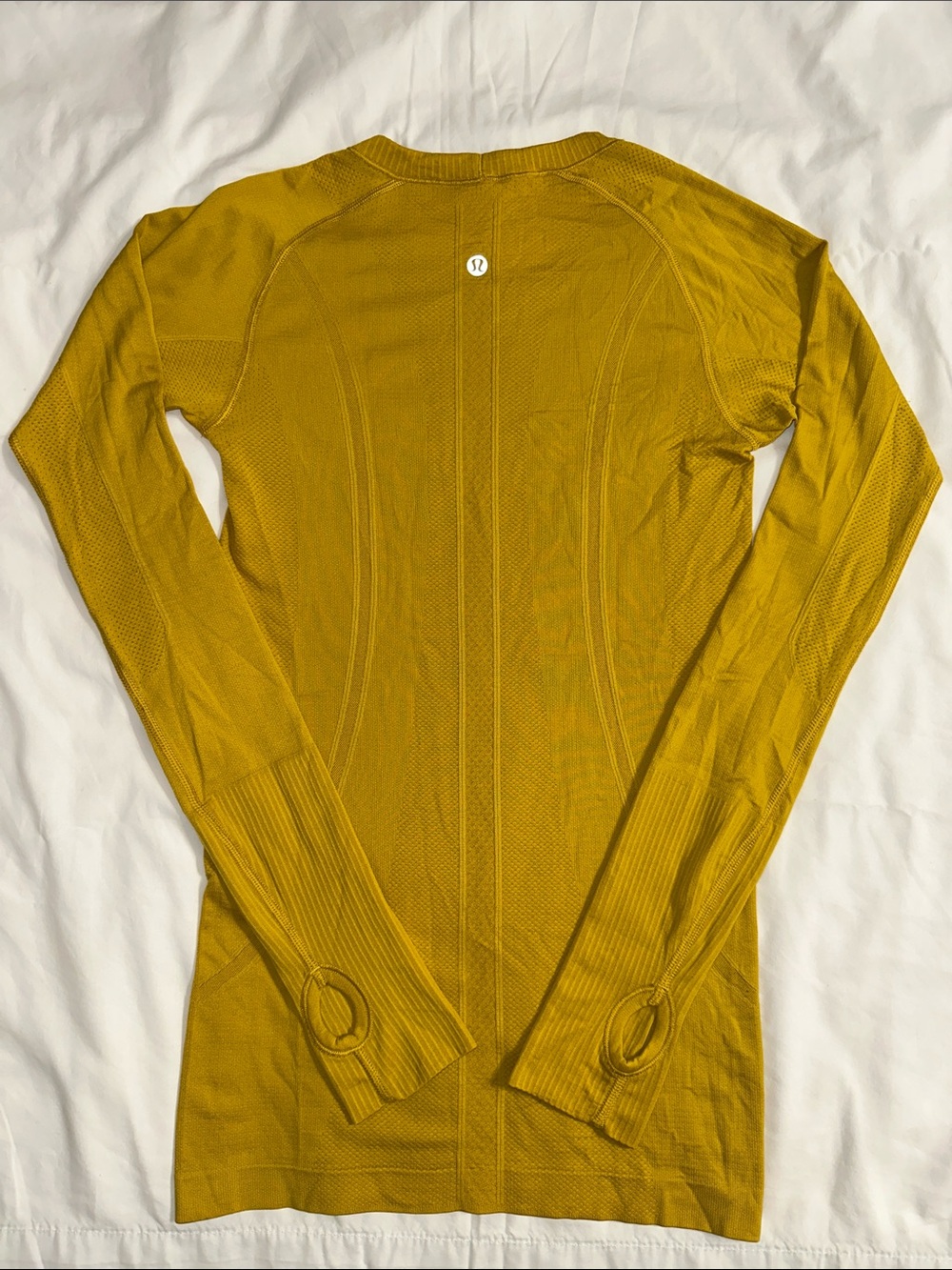 lululemon Swiftly Tech Long Sleeve Top - Mustard - 4